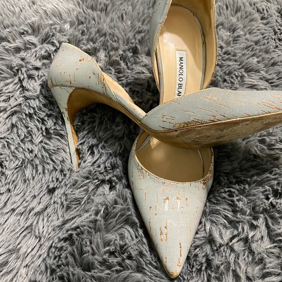 Manolo Blahnik Tyler cork pumps - Picture 5 of 5